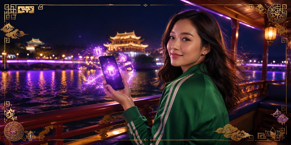 Màn hình đăng ký và nhận thưởng tại 981 với giao diện neon sống động tại Huế